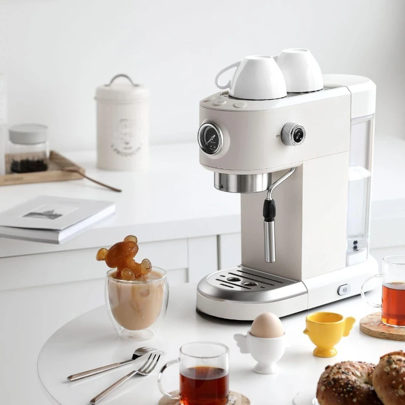 イタリア製コーヒーマシン、小型家庭用、半自動、共有に最適、強くお勧めします