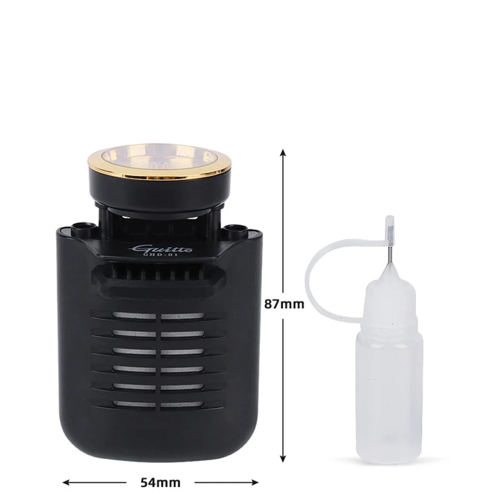 

Guitar Humidifier Acoustic Folk Classic Folk Sound Hole Humidifier User-friendly Water Bottle With Indicating Needle Black