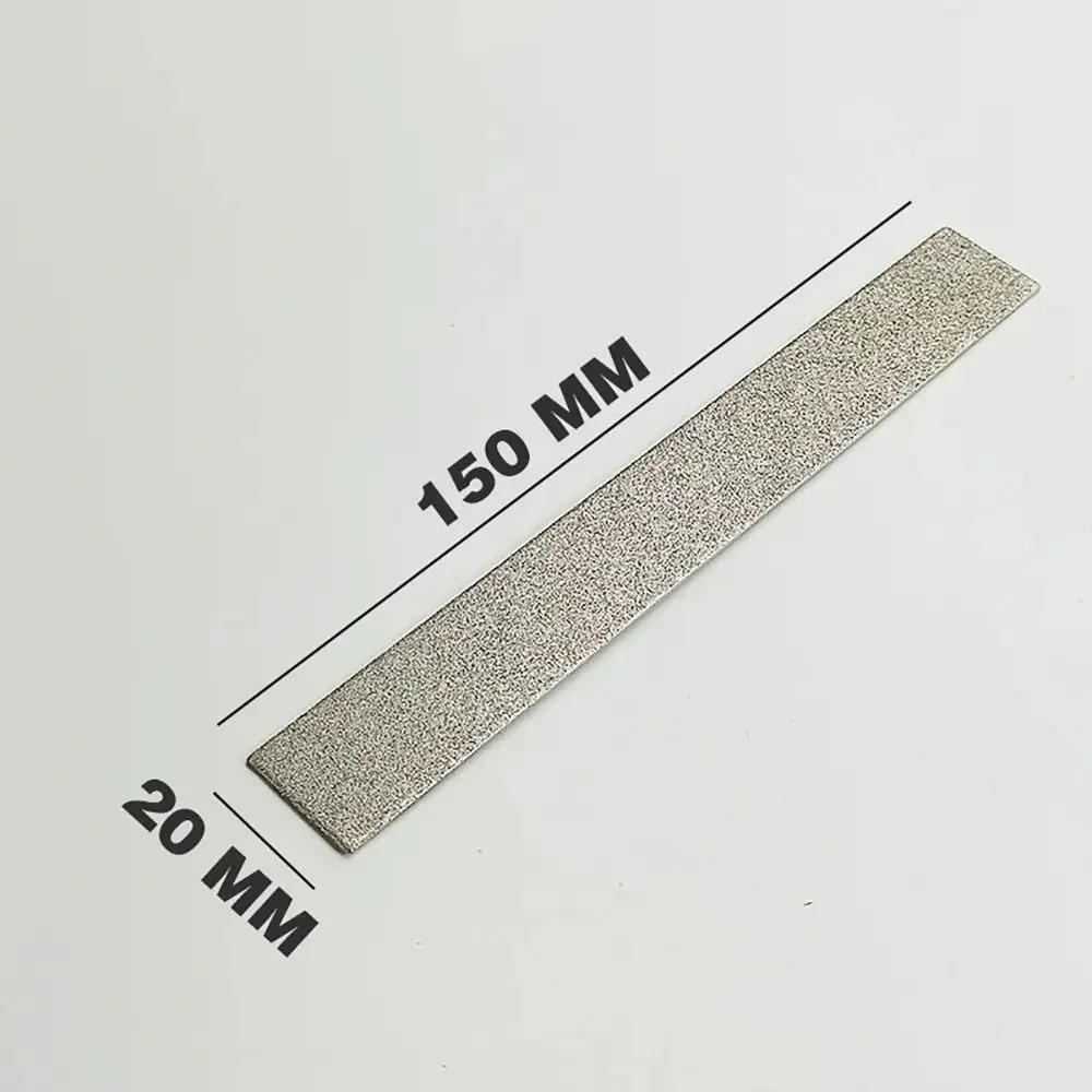 80-3000 Grit Rectangular Electroplated Emery Polishing Disc Diamond Grinding Strip Abrasive Sharpening Plate Sharpener Carving