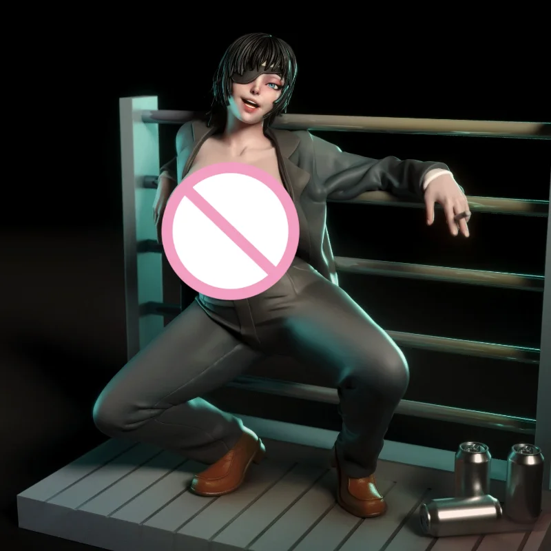 1/24 75mm escala resina figura montado modelo kit terno menina himeno hobby garagem kit desmontado e sem pintura diorama brinquedos