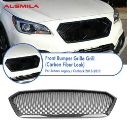Front Grille Racing Grill Upper Hood Mesh For Subaru Legacy Outback 2015 2016 2017