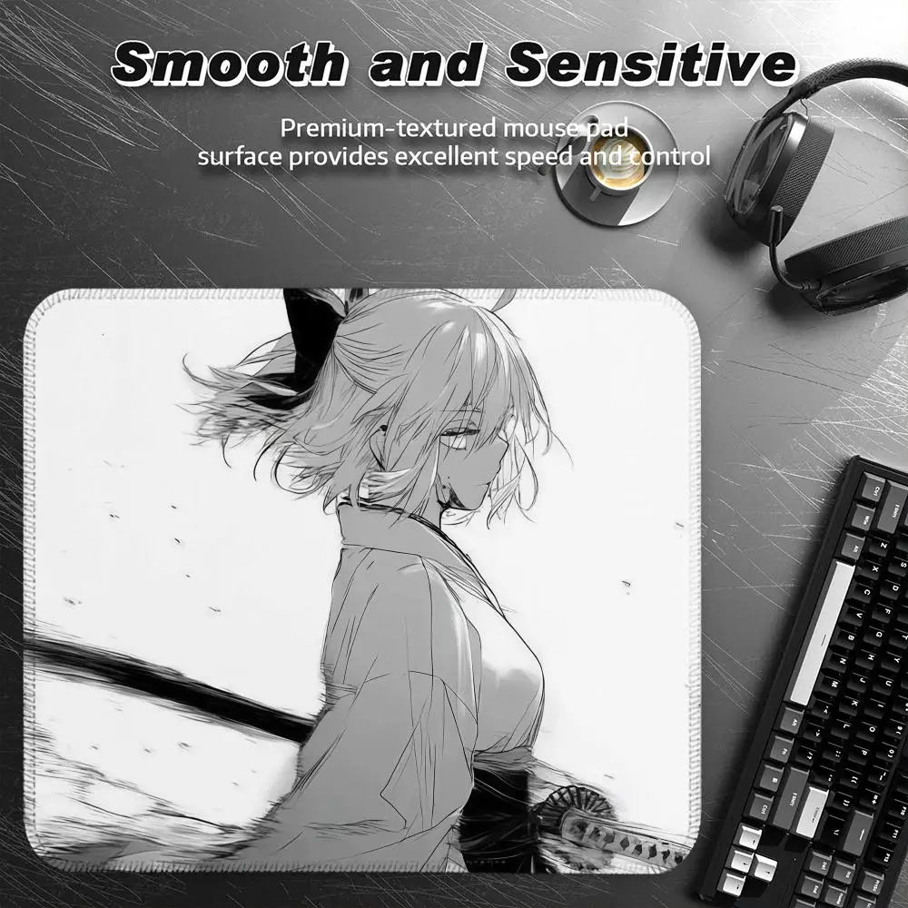 

ATOM AT1636 Photovoltaic Glass Mouse Pad Small Desk Pad Desktop Computer Keyboard Wireless Mouse Boy Gift For Play Games Coaster