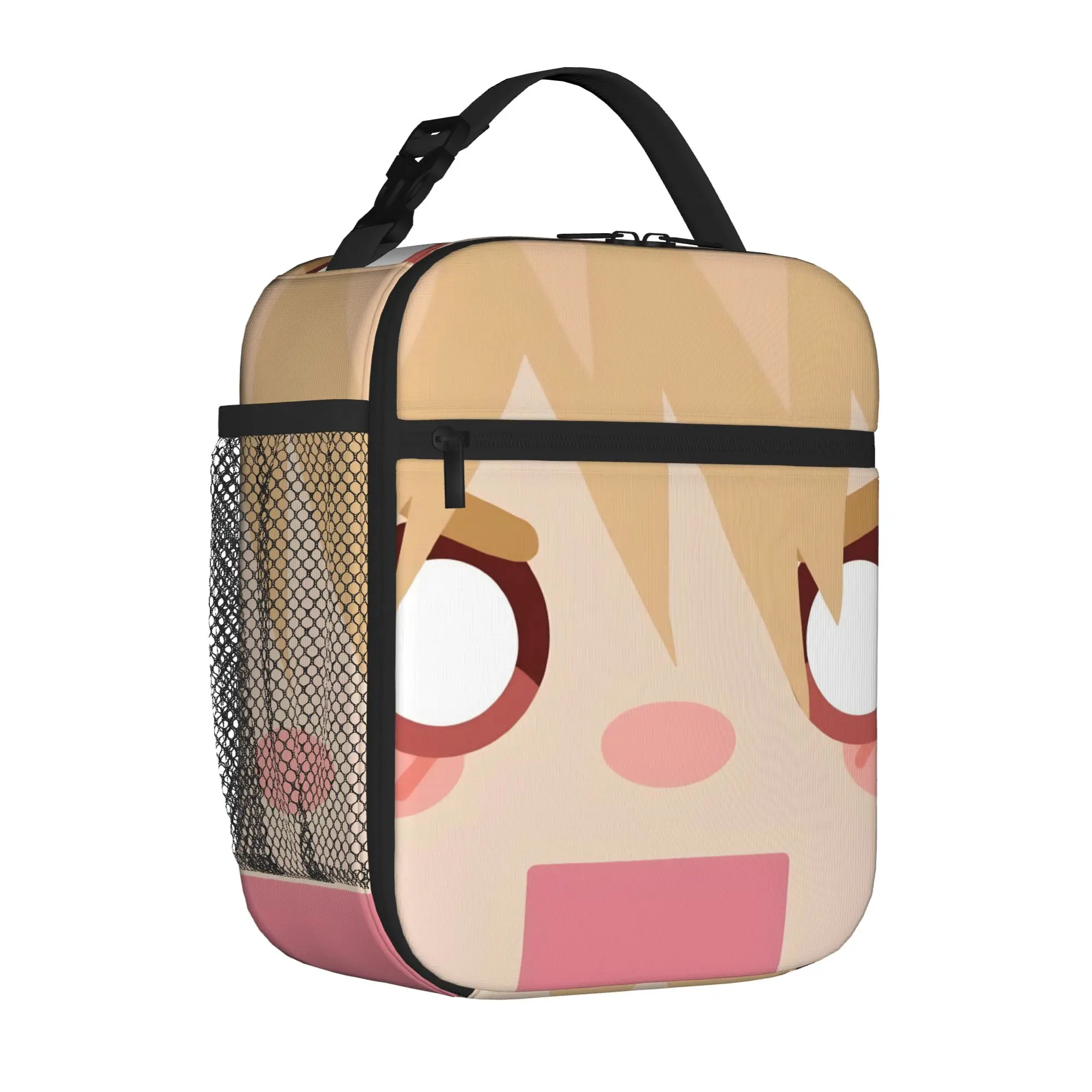 My H-Hero A-Academia Anime Thermal Insulated Lunch Bag for Office  Reusable Bento Box Thermal Cooler Food Box
