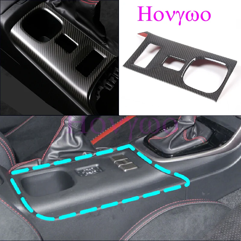 

Dry Carbon Fiber Car Seat Heating Button Switch Frame Cover For Toyota GR86 For Subaru BRZ 2022up AT Interior Trim Accessories
