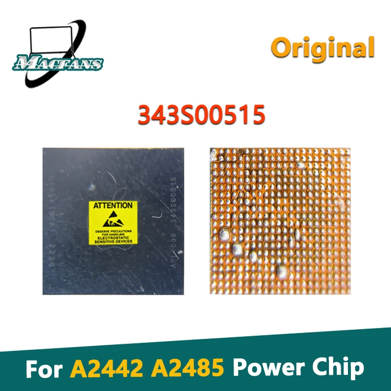 

(1piece)100% Original APL1098 343S00515 Chipset for MacBook A2442 A2485 A2780 Power Supply Chip 343S00579 Motherboard Repair