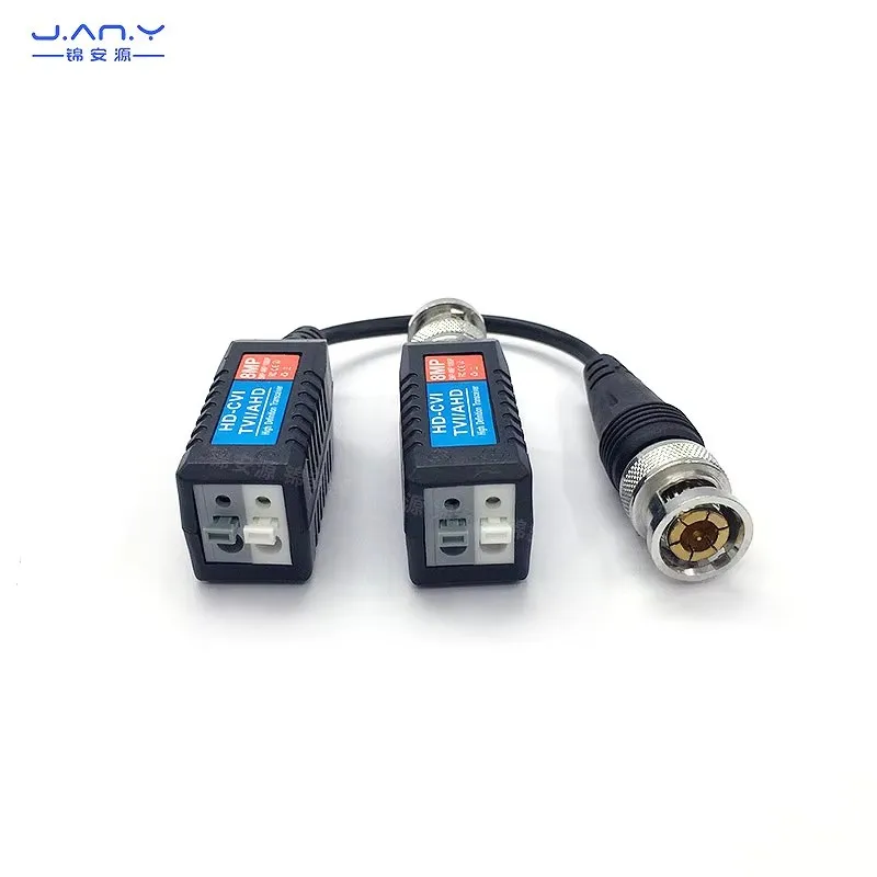 Ahd cvi tvi cvbs 8 milhões coaxial hd transmissor de par trançado terminal de monitoramento de transferência de cabo de rede