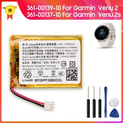 Production in 2026 Replacement Battery 361-00139-10 361-00137-10 For Garmin Venu 2 Venu 2s High Quality Batteries With Tools