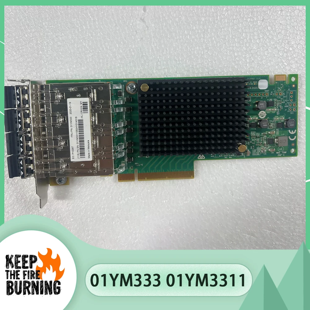 01YM331 For IBM 01YM333 10 Gigabit Network Card With Four Electrical Ports 16G 2145-DH8 V9000 LPE31004