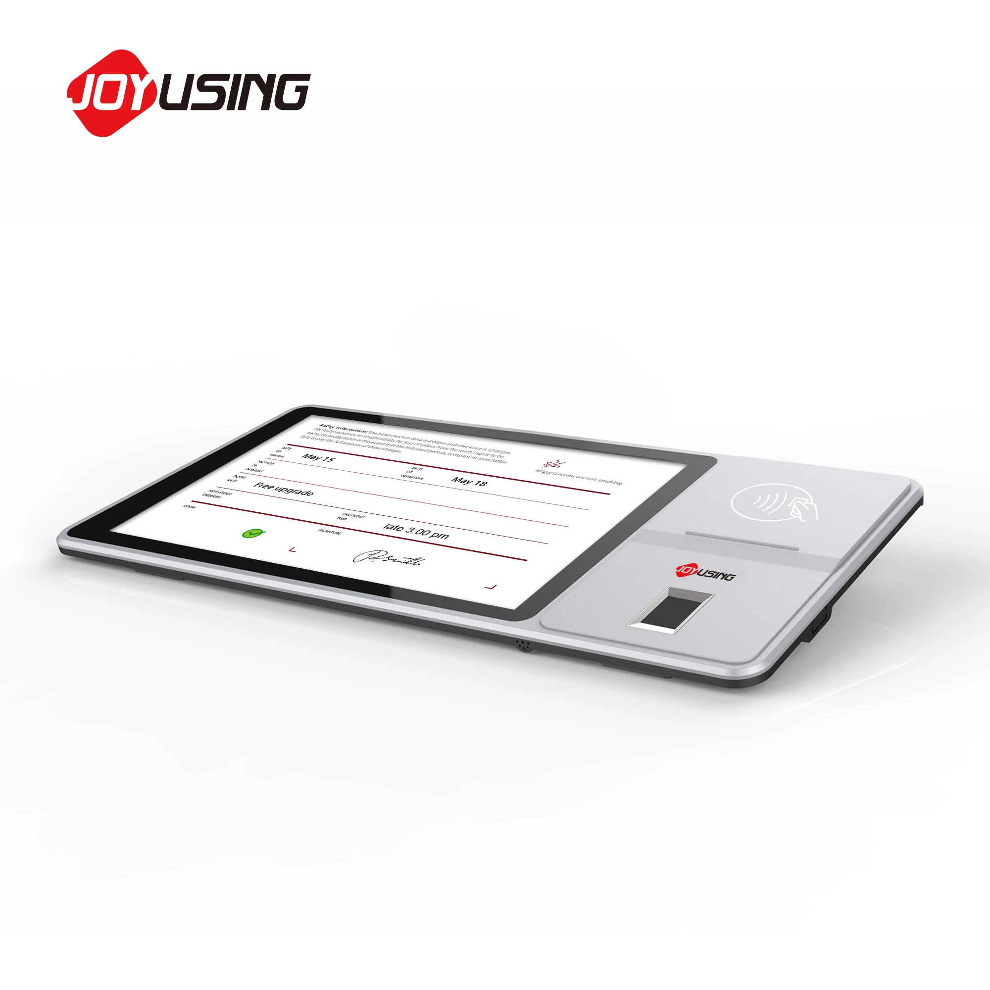 All-in-one electronic signature pad bank efficient paperless office fingerprint signature tablet 10.1 inch signature device view 6