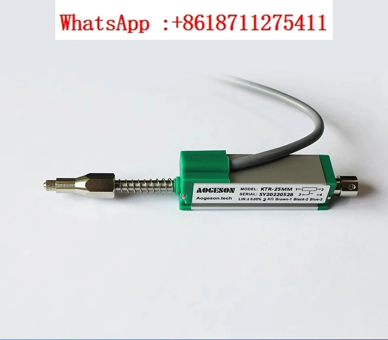 スプリング自動リセット電子定規-ktr10～100mm-ミニチュアリバウンド直線変位センサ