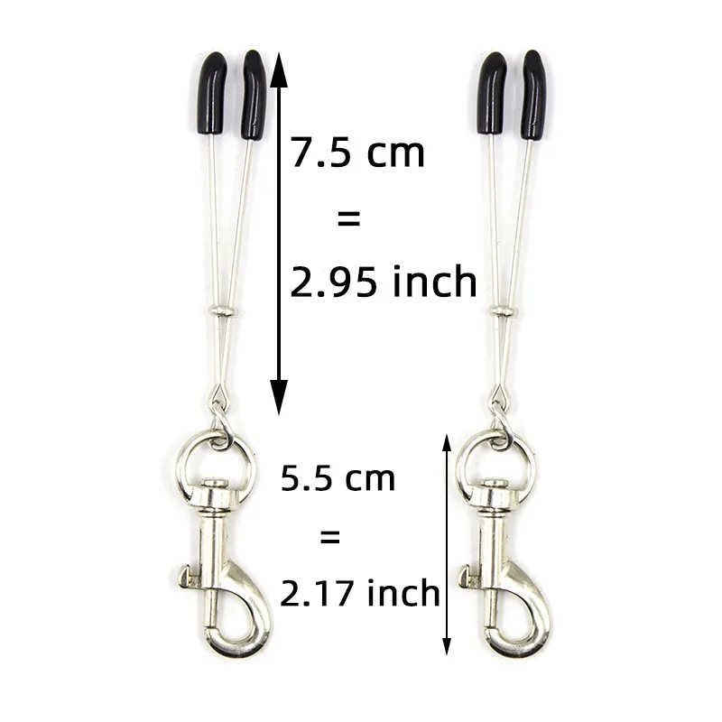 Sexy Flirt Nipple Clamps Breast-fed Sex Toys BDSM Labia Breast Stimulation Massager Nipple Clamps With Chain Clips Fetish Slave