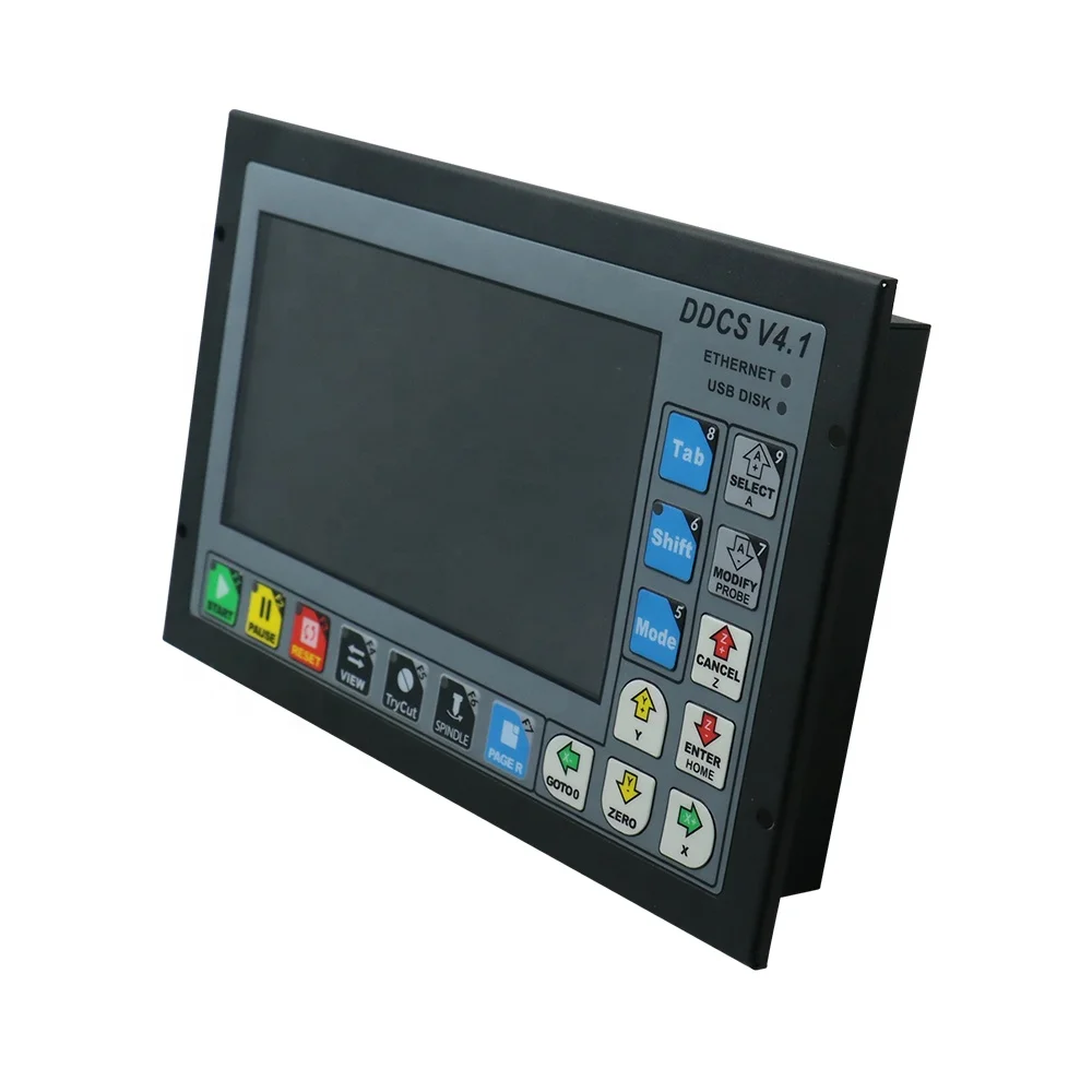 

HLTNC Newest DDCS V4.1 CNC Controller 3/4 Axis for Drilling and Milling Machine 500KHz Motion Offline CNC Controller