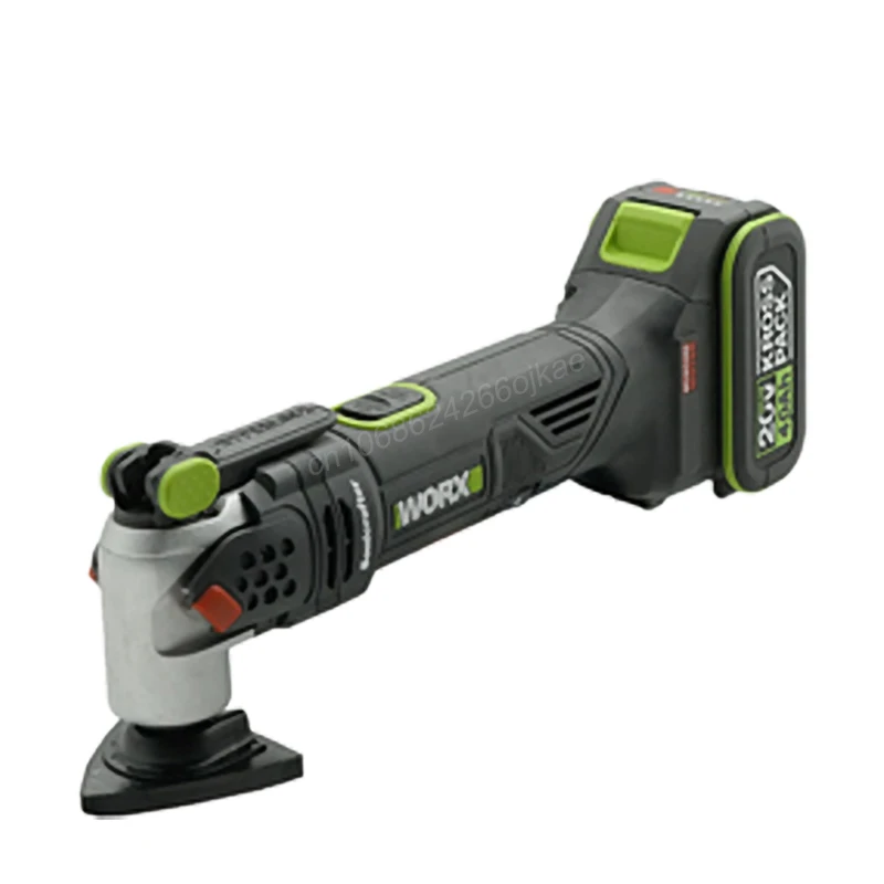 Worx Oscillating Multi-Tools WU690 BareTool 20v 18000T/min Swing Angle 4 Highly Efficient for Wood Metal Cutting and Polishing