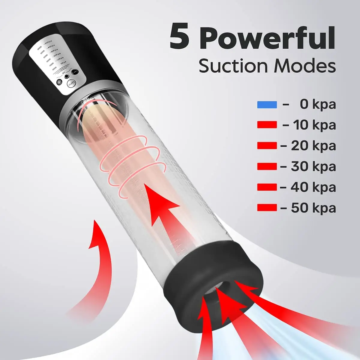 

Automatic Male Masturbator USB Rechargeable Vacuum Pump Cock Enlargement Extender Erection Booster Sex Toys for Men Adult 18+