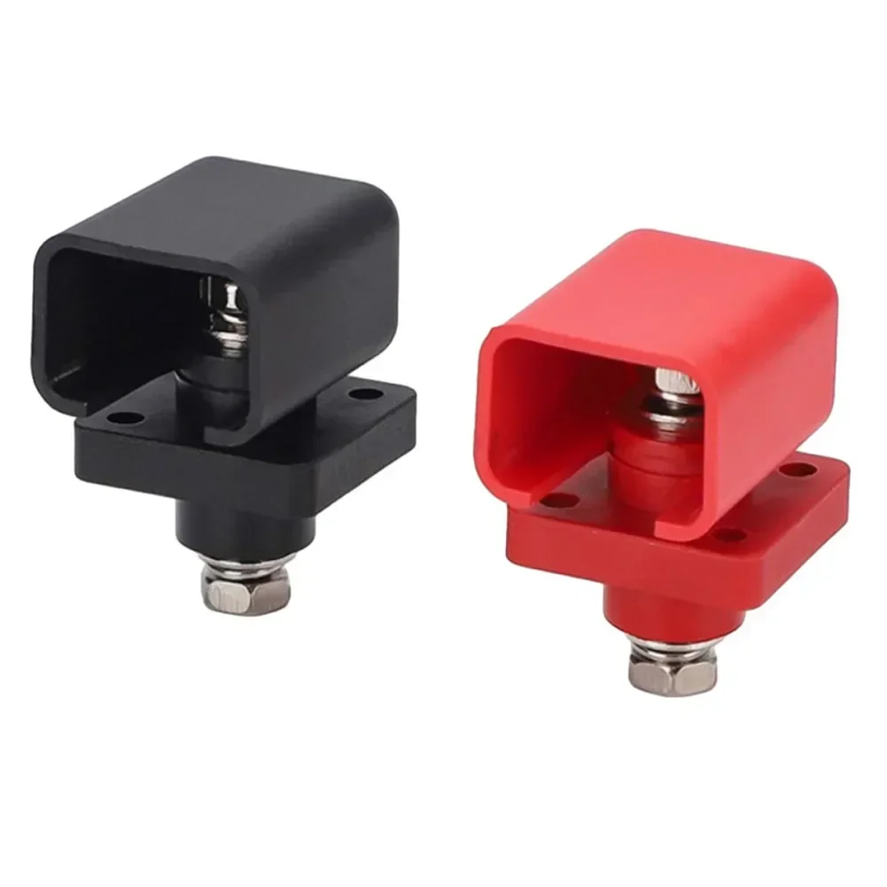 2pcs 200A DC500V Lithium Battery Terminals High Current Energy Storage Copper Terminal Battery Connector Terminal Block