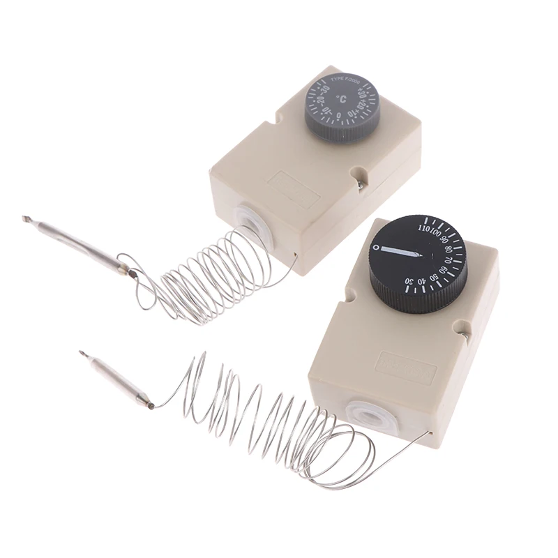 1PCS For Electrical Device Knob Temperature Mechanical Switch Capillary Thermostat 50-300C 0-60C 0-50C 0-40C 30-110C -30-30C