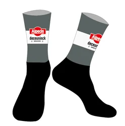 LASER CUT ONE PAIR 2025 2026 ALPECIN Deceuninck TEAM Antislip Bike Racing MITI Cycling Socks /Gloves