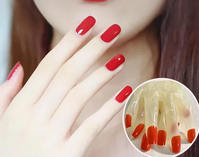 1 paio di materiale in lattice naturale kigurumi zentai costume da maschio a femmina di media lunghezza olio lucido bondage guanti per unghie in lattice