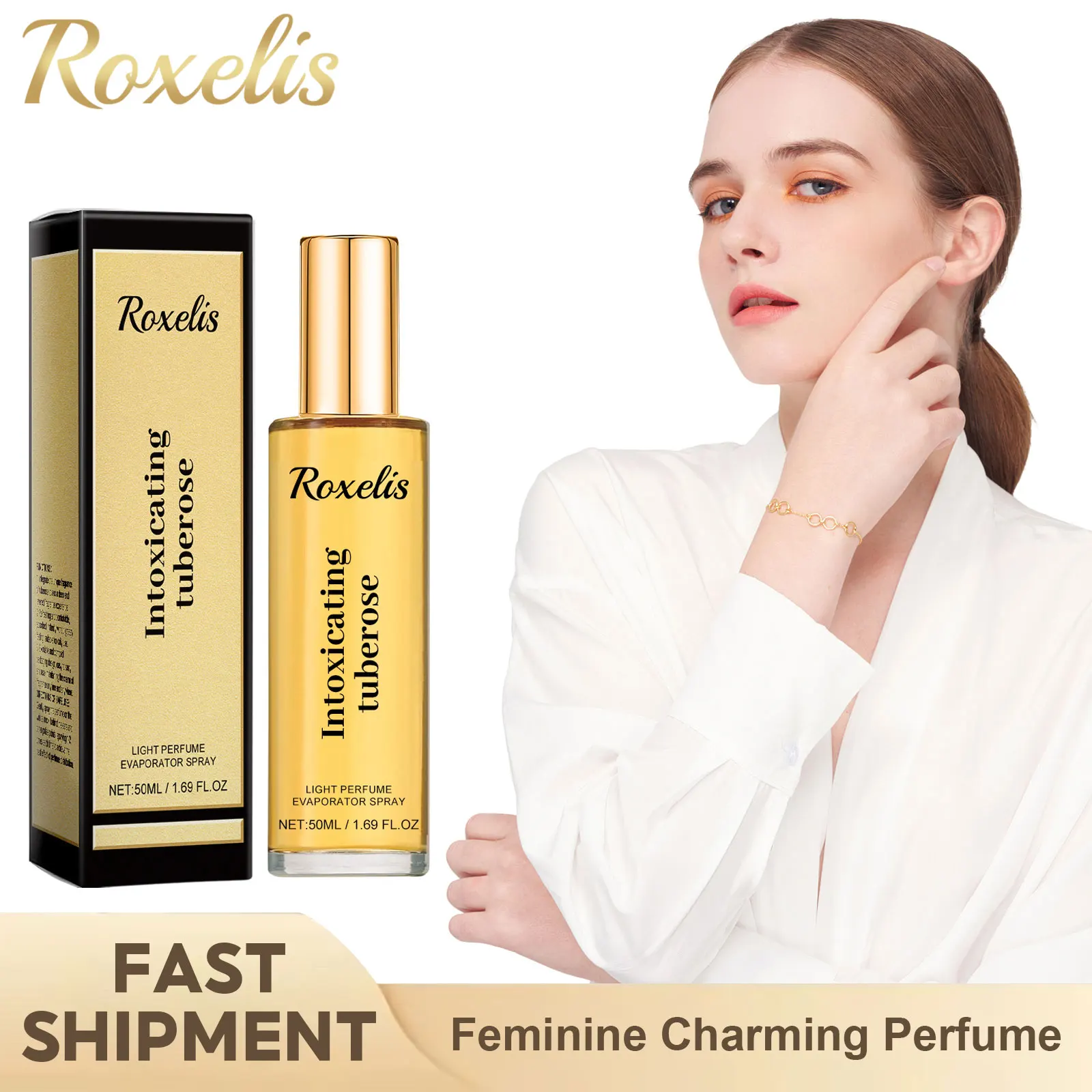 

Women Light Fragrance Perfume Couple Dating Charm Release Lasting Fresh Body Aroma Tuberose Floral Scent Elegant Female Perfume