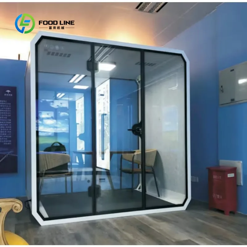 Modern Soundproof Mobile Recording Booth Office Custom Drum Room Live Streaming Gym Home Office KTV Studio Silent Warehouse