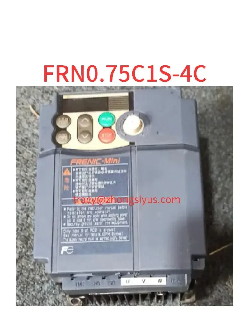 

Used C1S converter 0.75 kw 380V, frn0.75 C1S-4c, function package