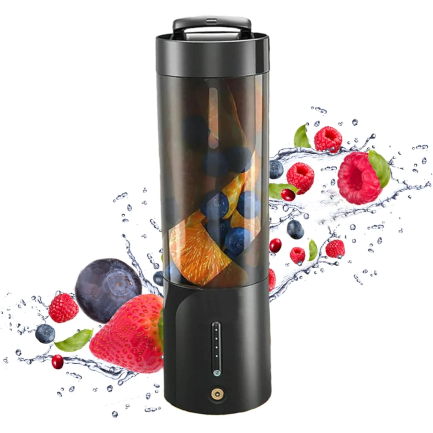 16 Oz Portable Blender with 6 Blades, USB Rechargeable,  Charging, Black