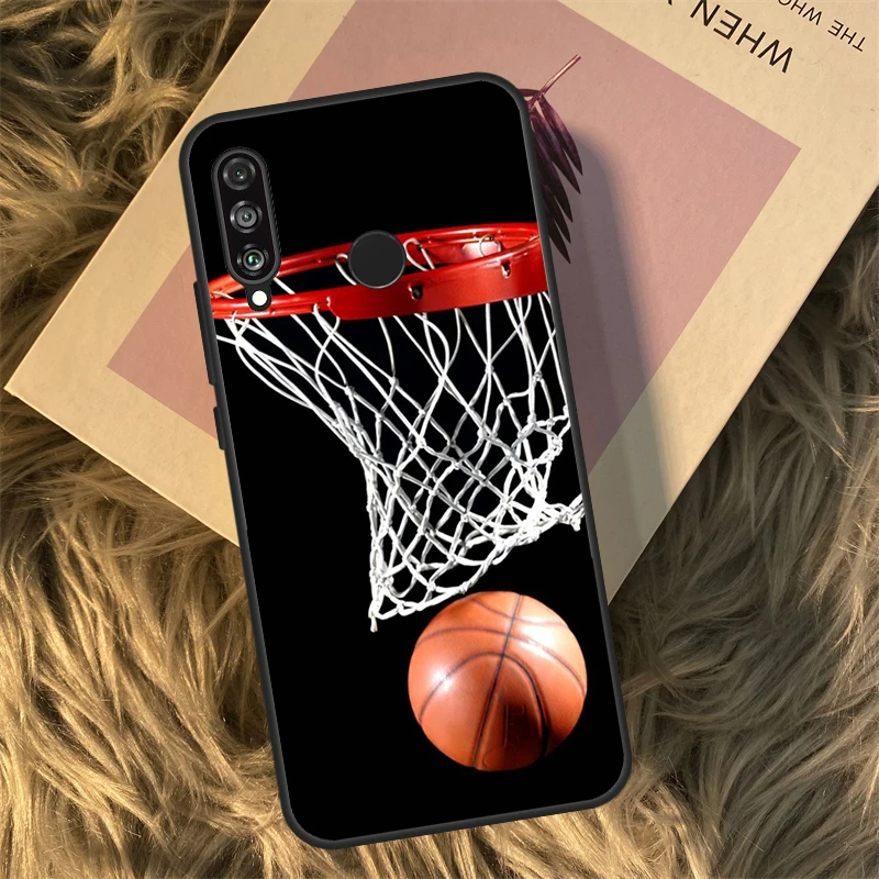 Funda de baloncesto para Huawei P40 P30 Lite P20 P50 Pro P Smart 2021 Nova 5T Honor X8 X9 50 70 X9a Coque