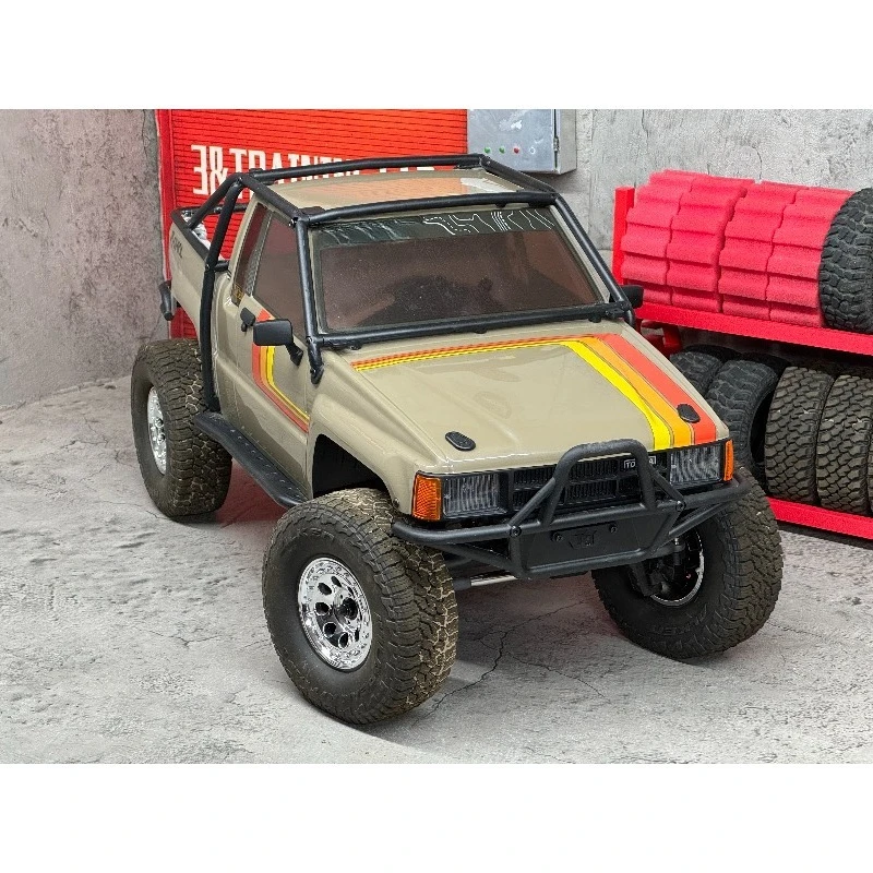 For Axial 1/10 SCX10 III 1987 Toyota SR5 RC Rock Crawler Scale Side Mirrors & Door Handles Kit , Upgrade Parts Accessories