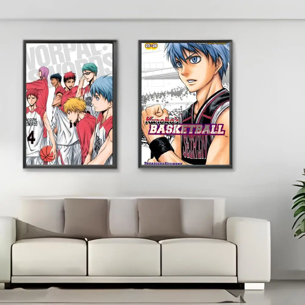 أنيمي K-Kurakos كرة السلة اللوحة الخط HD طباعة تجعد الحرة جدارية الفن صور لغرفة المعيشة ديكور جدران المنزل قماش #4