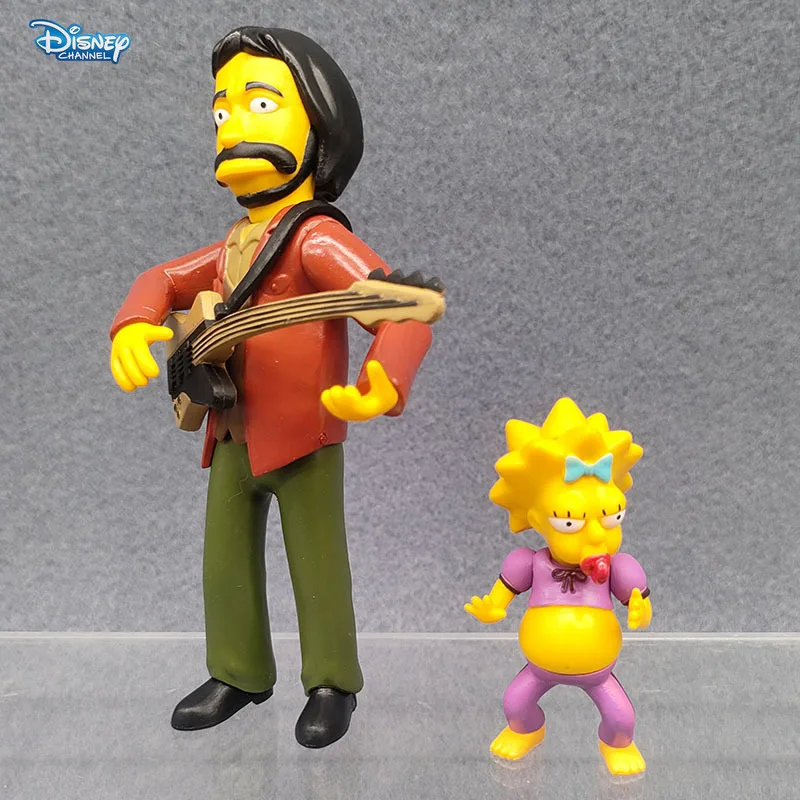 Disney 8pcs/set Simpsons Handyman Figures Boxed Set Bedroom Living Room Desktop Decoration cartoon