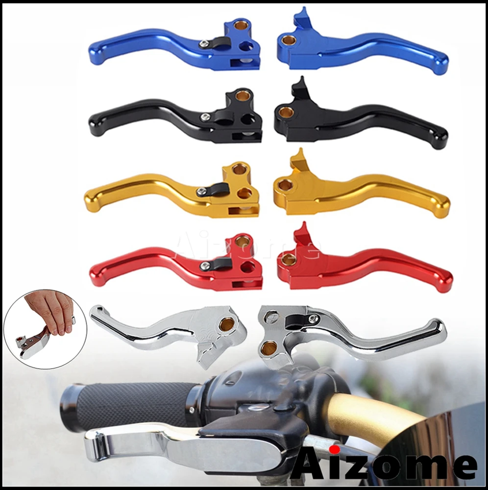 Motorcycle Brake Clutch Lever For Harley Sporster Roadster Sport Hugger XL1200C XL883C XLH1200 XLH883 Handle Lever Set 1996-2003