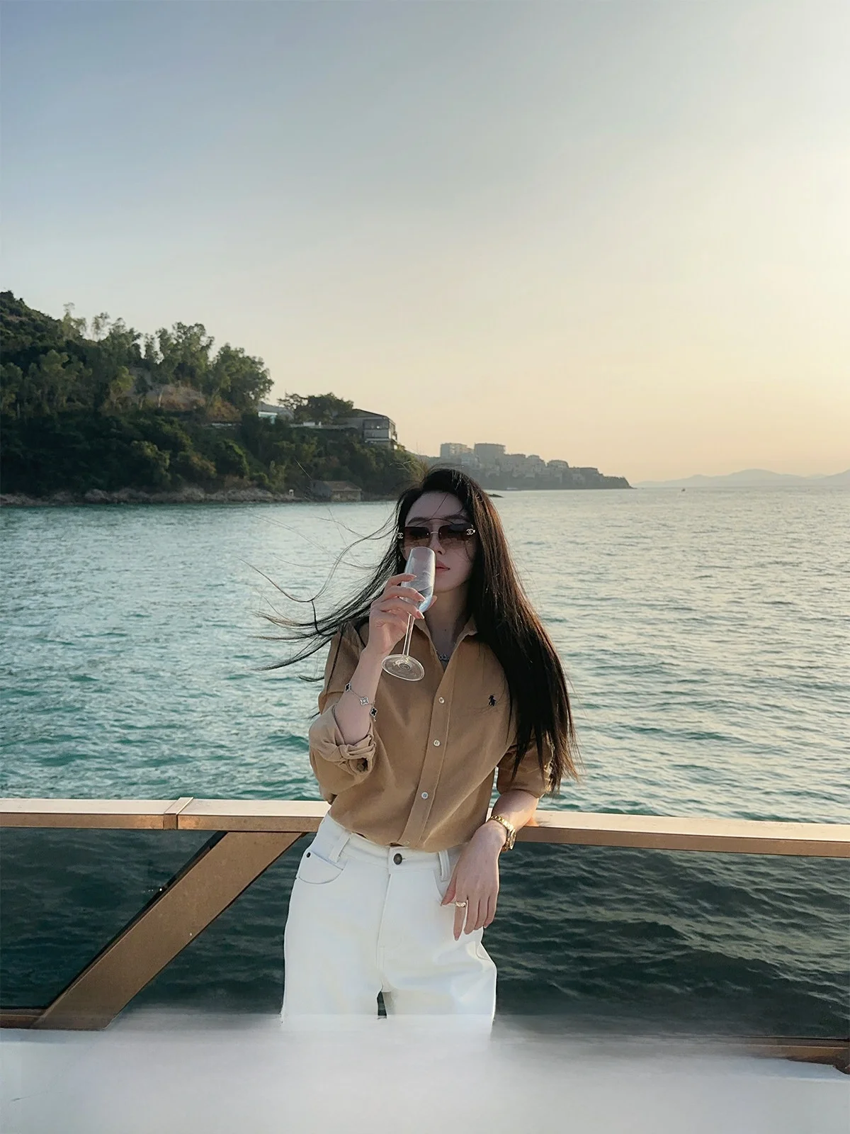 

i Color Retro Embroidered Corduroy Long Sve Women's irt Spring Season Breathable Comfortable Fit Cotton Blend irt