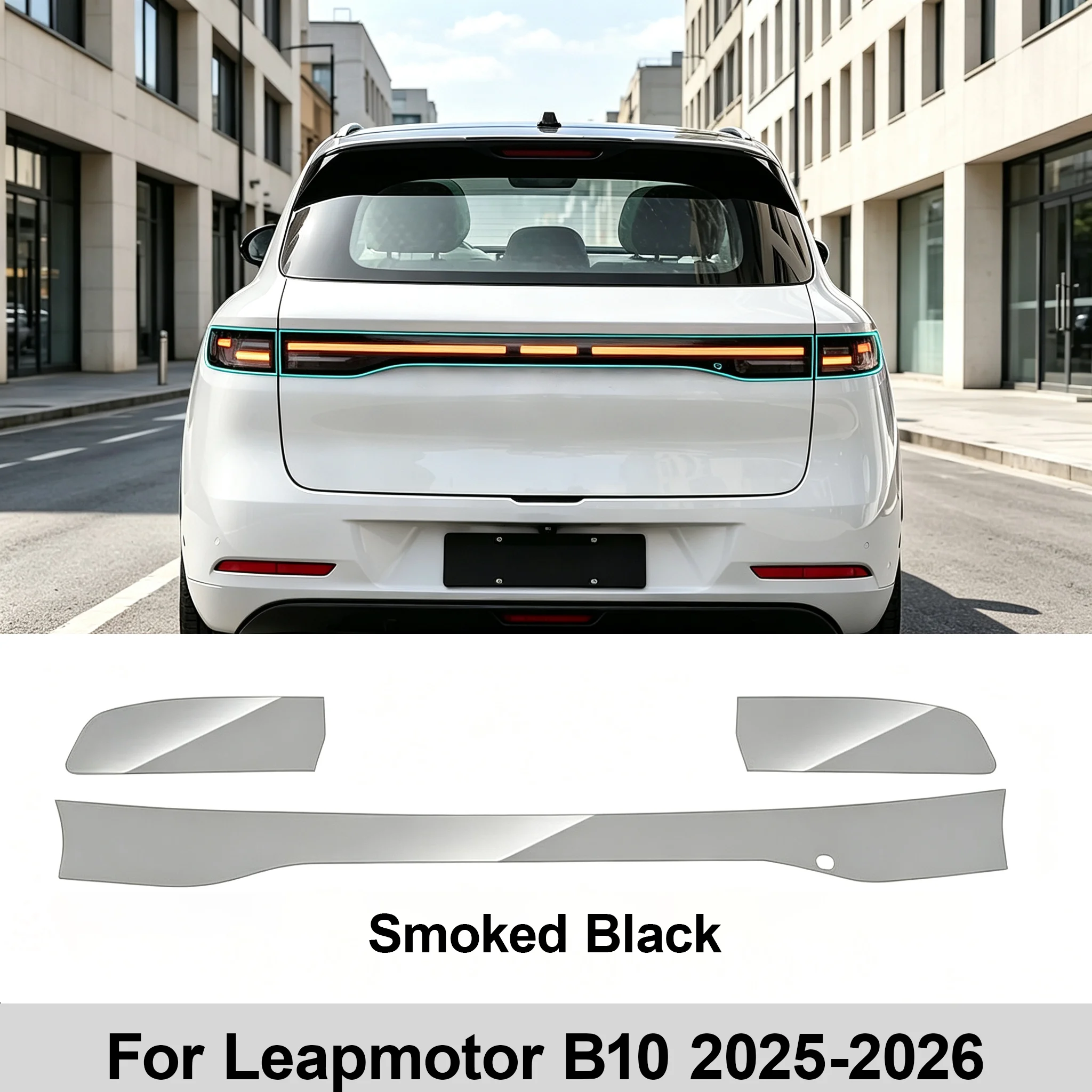 TPU-Folie für Leapmotor B10 2025-2026 Scheinwerfer Rücklicht B-Säule Rückspiegel TPU-Schutzfolie PPF-Aufkleber Unsichtbare Folie