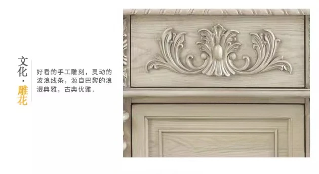 Factory Direct 2026 American solid wood bedside table bedside table bedroom furniture engraved drawers locker custom engraved ol