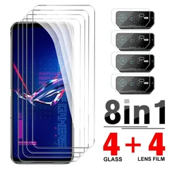 8in1 9H Tempered Glass For Asus ROG Phone 6 8 Pro Protective Glass ROGPhone 7 Ultimate 6Pro 8Pro 5G Camera Lens Screen Protector