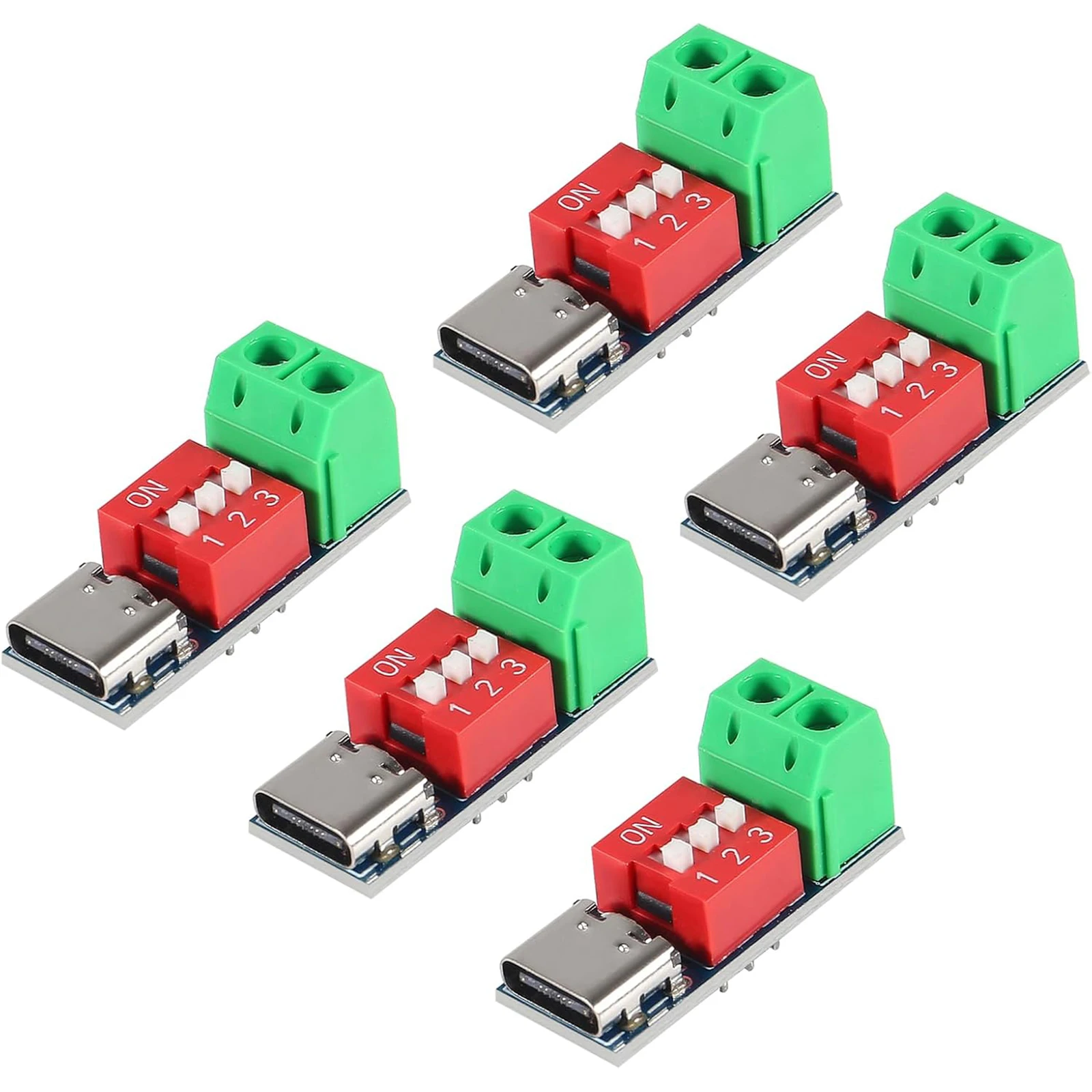 1PCS/5PCS/10PCS USB-C PD Trigger Board Modul PD/QC Decoy Schnelle Ladung USB Typ-c zu 12v High Speed Ladegerät Power Delivery Boost