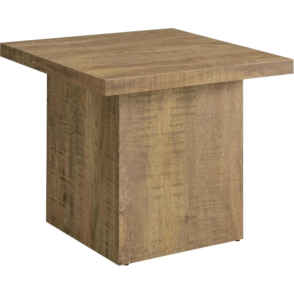 

Coaster Home Furnishings Square Living Room End Table Sofa Side Table Engineered Eco-Friendly Wood Look Laminate Veneer