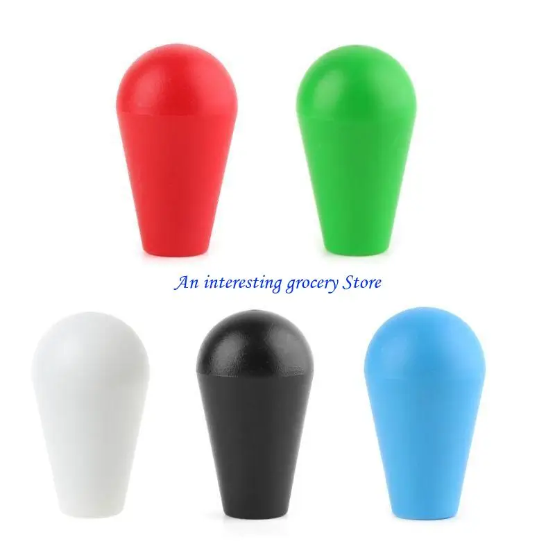 

652D Colorful Joystick Arcade Game DIY Replacement Ellipse Oval Joystick for Head Rocker Ball Top Handle Parts Joystick Acces