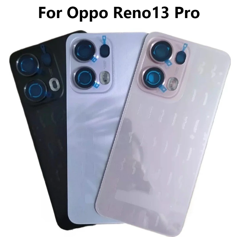 Suitable For Oppo Reno13 Pro high-quality back cover with adhesive, used For Reno13 Pro battery back shell replacement