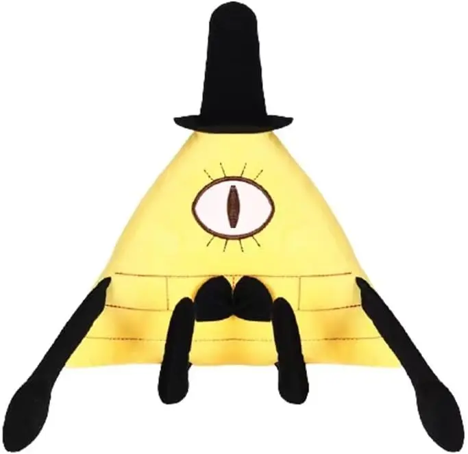 12inch Gravity Falls Bill Cipher Plush Square Plushies Toy,Cute Soft Stuffed Animal Doll Pillows Gift Merch for Weird Town Fans