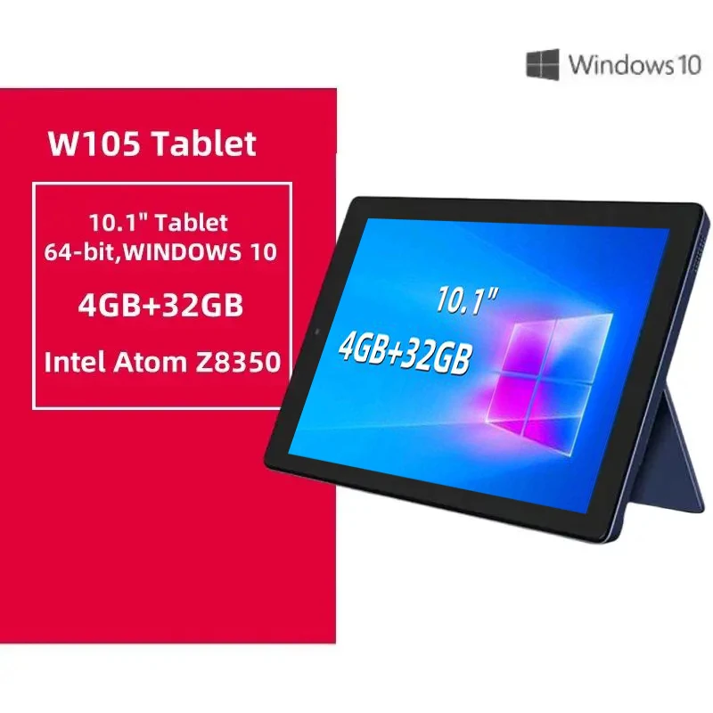 

Глобальная прошивка 10,1-дюймовый планшетный ПК с Windows 10, 64-битный четырехъядерный процессор, 4 ГБ ОЗУ, 32 ГБ ПЗУ, Z8350 W105, совместимый с HDMI