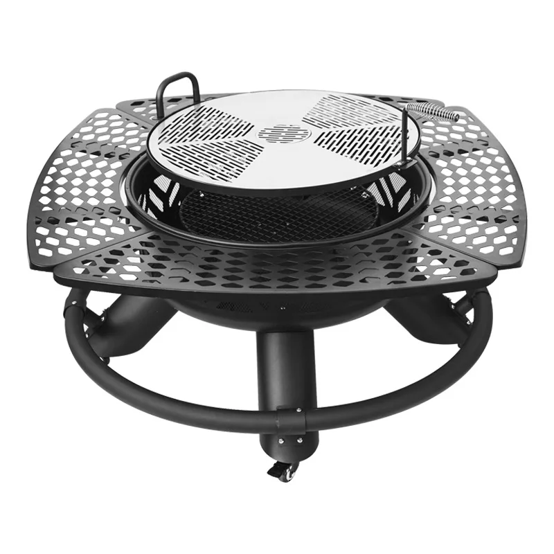 

Garden BBQ Grill Household Large Grill Outdoor Smokeless American Grill