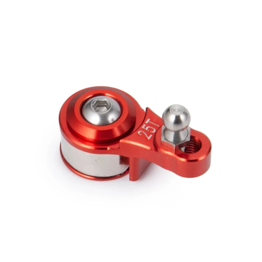 25T Aluminum Alloy Adjustable Damping Servo Horn Arm for 1/10 RC Axial SCX10 WPL Capra TRX4 TRX6 Upgrade Parts