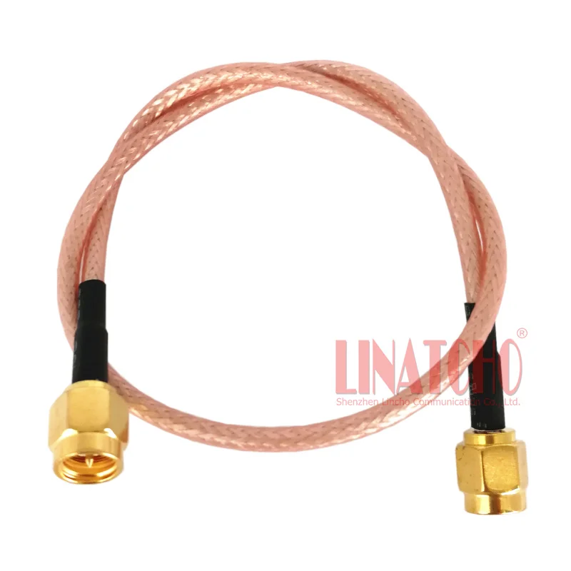 30CM Low Loss RG316 Coaxial Cable Double SMA Male to SMA Male Connector Pigtail Cable