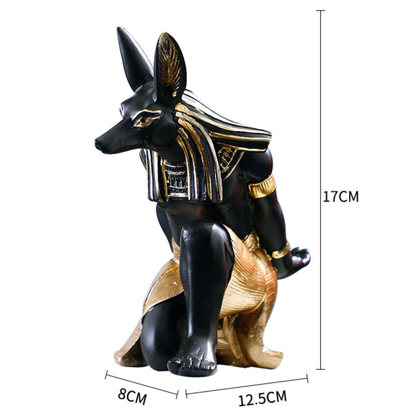 Anubis Statue Wine Bottle Holder Rack Wine Shelf /Rack/ Standing Champagne Wine Rack Home Bar Decoration Display Crafts