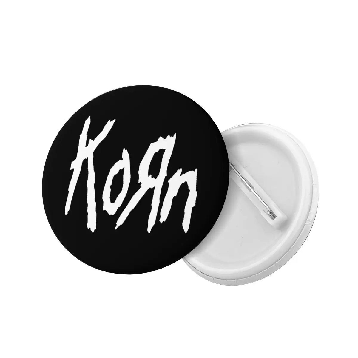 Korns Logo And Symbol Pin Badge Rock Band Backpack Pinback Buttons Brooches Friends Gift