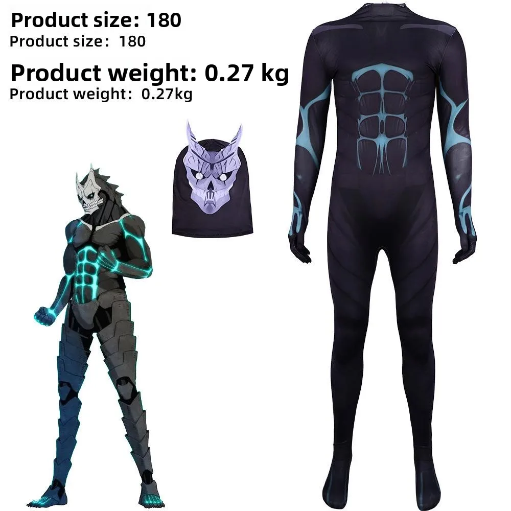 

loween Monster 8 Role-plang Suit Cosplay Onesie Tight Body Suit Kka Character Costume Women's Ethnic Stage Clothing