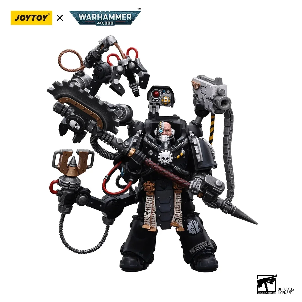 JOYTOY Warhammer 40k 1/18 Action Figures Anime 12cm Iron Hands lron Father Feirros  Collection Model Toys