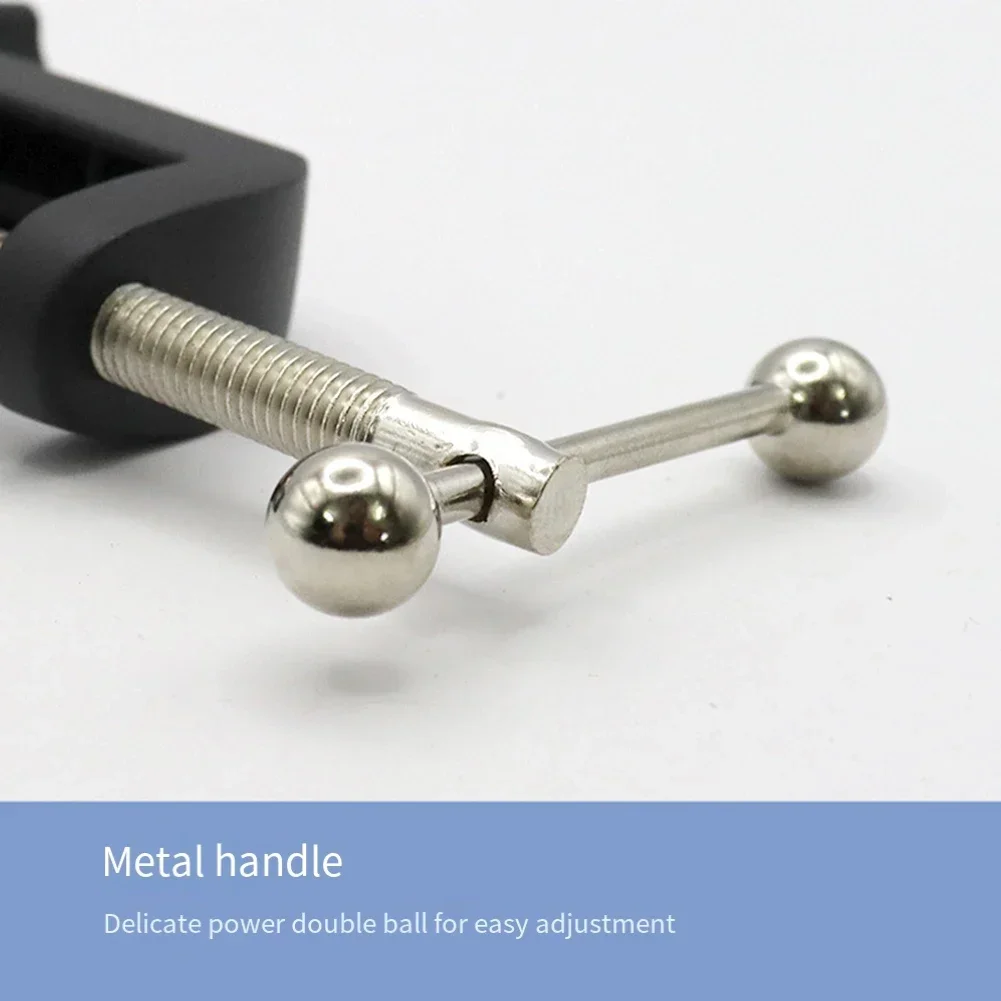 الجدول جبل المشبك كليب سبائك الألومنيوم قاعدة لمبة مكتب C-شكل دعامة تثبيت مشبك سطح المكتب كتيفة ثابتة المشبك ميكروفون دعامة حامل