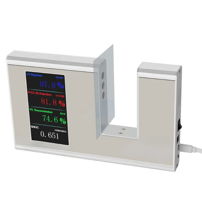 Window Tint Meter Linshang LS182 with UV IR Rejection Rate Visible Light Transmittance Solar Heat Gain Coefficient